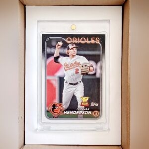Orioles Gunnar Henderson Rookie Baseball Card